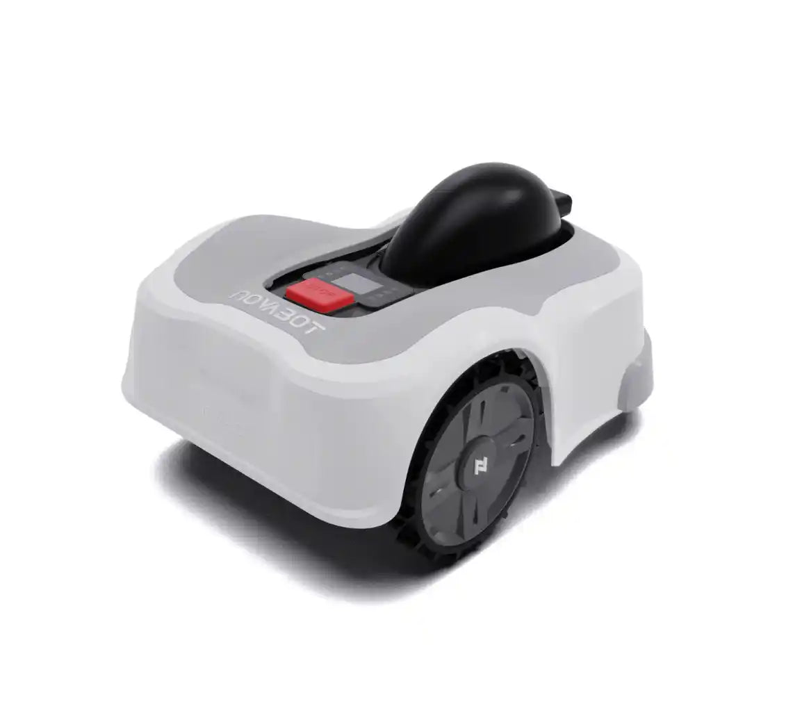 Vue arrière du robot tondeuse sans fil périphérique