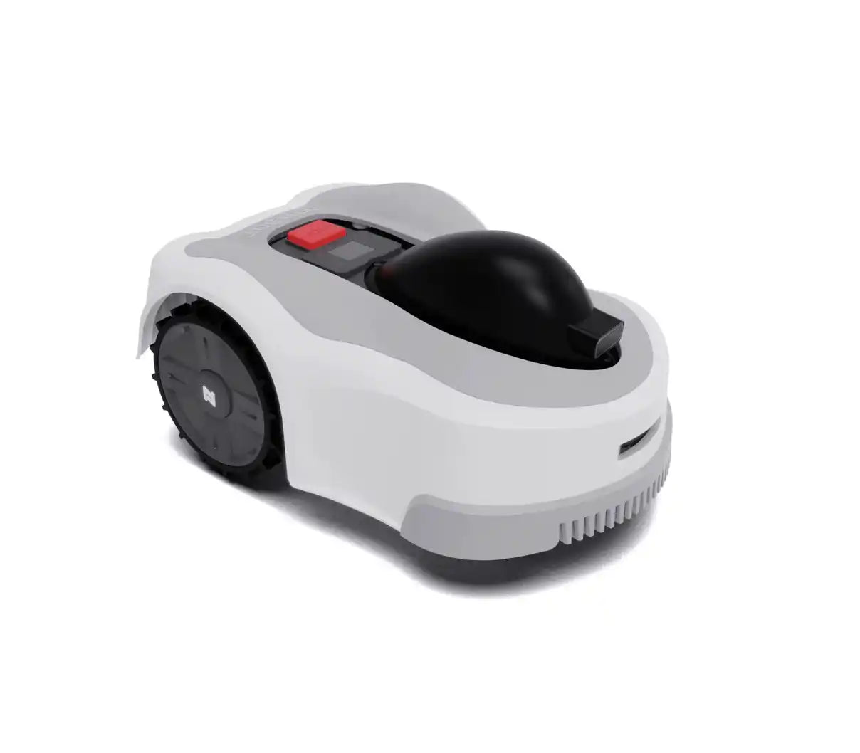Robot tondeuse sans fil périphérique côté droit, design compact et silencieux